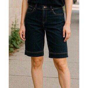 DKNY Denim Capri Jeans Stretch Size 6 EXC